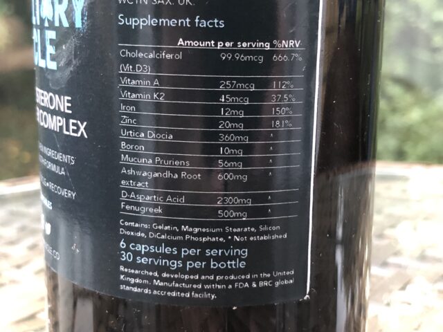 military muscle ingredients